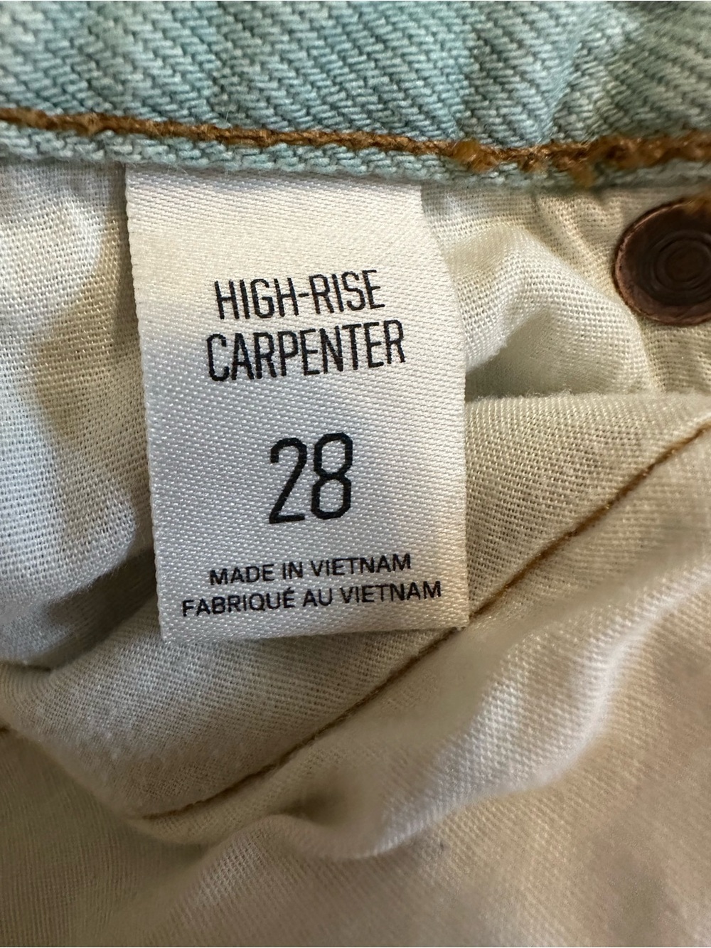 BDG High Rise Carpenter Jeans in Tinted Denim - Picture 4 of 4